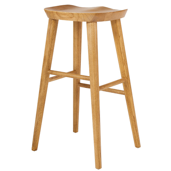 Vieno Bar Stool in Natural - Set of 1
