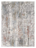 4’ x 6’ Gray Abstract Pattern Area Rug