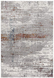 4’ x 6’ Gray and Brown Abstract Scraped Area Rug