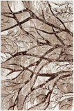 4’ x 6’ Brown Intricate Branches Area Rug