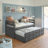Darcie Transitional Twin DayBed Gray Finish 39235-ACME