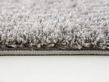 7’ x 9’ Gray Modern Solid Shag Area Rug