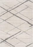 2’ x 10’ Gray Modern Abstract Pattern Runner Rug