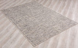 3’ x 10’ Ivory and Gray Modern Weathered Runner Rug