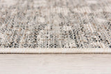 3’ x 12’ Ivory and Gray Modern Weathered Runner Rug