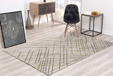 3’ x 10’ Sage Abstract Linework Runner Rug