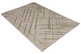 3’ x 10’ Sage Abstract Linework Runner Rug