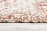 5’ x 8’ Brown Rust Distressed Area Rug