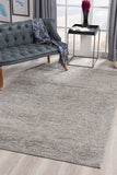 3’ x 10’ Blue and Gray Distressed Runner Rug