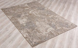 3’ x 10’ Ivory Distressed Diamonds Runner Rug