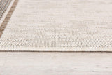 3’ x 12’ Ivory Transitional Striped Runner Rug