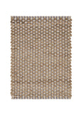 2’ x 3’ Tan and Navy Checkered Scatter Rug