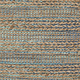 2’ x 3’ Teal and Tan Interwoven Scatter Rug