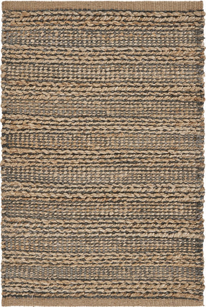 2’ x 3’ Gray and Tan Interwoven Scatter Rug