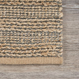 2’ x 3’ Gray and Tan Interwoven Scatter Rug