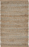 2’ x 3’ Blue and Tan Interwoven Scatter Rug