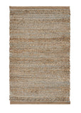 2’ x 3’ Blue and Tan Interwoven Scatter Rug