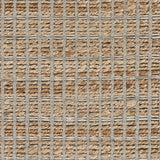 2’ x 3’ Tan and Gray Detailed Grid Scatter Rug