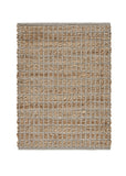 2’ x 3’ Tan and Gray Detailed Grid Scatter Rug