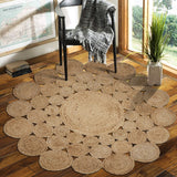 Orbital Natural Jute Area Rug