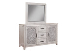 Aria Dresser with Cabinets & Drawers