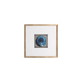 Sagebrook Home Contemporary 20x20 Set of 2 -  Framed Agate, Blue 70148-01 Blue 