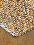 5’ x 8’ Natural Braided Jute Area Rug