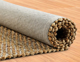 5’ x 8’ Natural Braided Jute Area Rug