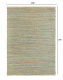 9’ x 12’ Multitoned Braided Jute Area Rug