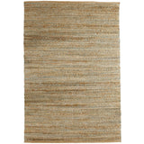 8’ x 10’ Teal and Natural Braided Jute Area Rug