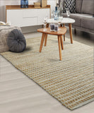 5’ x 8’ Gray Grid Farmhouse Area Rug