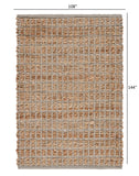 9’ x 12’ Gray Grid Farmhouse Area Rug