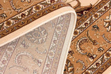 3’ x 20’ Cream and Tan Ornate Border Runner Rug