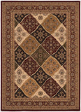 2’ x 4’ Red Decorative Diamonds Area Rug