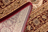 7’ x 9’ Red Decorative Diamonds Area Rug