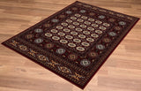 2’ x 10’ Red Eclectic Geometric Pattern Runner Rug