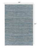 9’ x 12’ Classic Blue Jute Area Rug