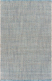 9’ x 12’ Blue and Beige Toned Area Rug