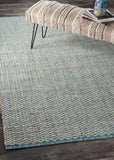 9’ x 12’ Blue and Beige Toned Area Rug