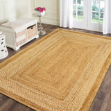 5’ x 8’ Classic Tan Bordered Area Rug