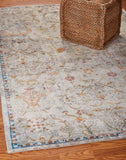 4’ x 6’ Beige Abstract Garden Area Rug