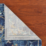 8’ x 10’ Blue and Gold Jacobean Area Rug