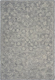 3’ x 5’ Gray Floral Finesse Area Rug