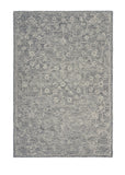 3’ x 5’ Gray Floral Finesse Area Rug