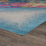 2’ x 3’ Blue Coral Fish Indoor Outdoor Scatter Rug