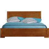 Oak Wood Full Platform Bed