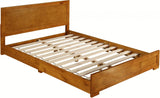 Oak Wood King Platform Bed