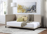 Yinbella Transitional Full Daybed Beige Linen 39715-ACME
