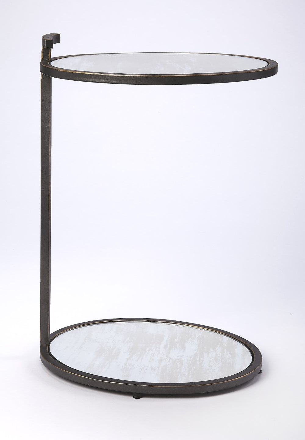Butler Specialty Ciro Black Metal & Mirror Side Table 3973407