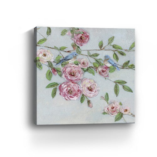Small Pretty Pink Blooms Canvas Wall Art